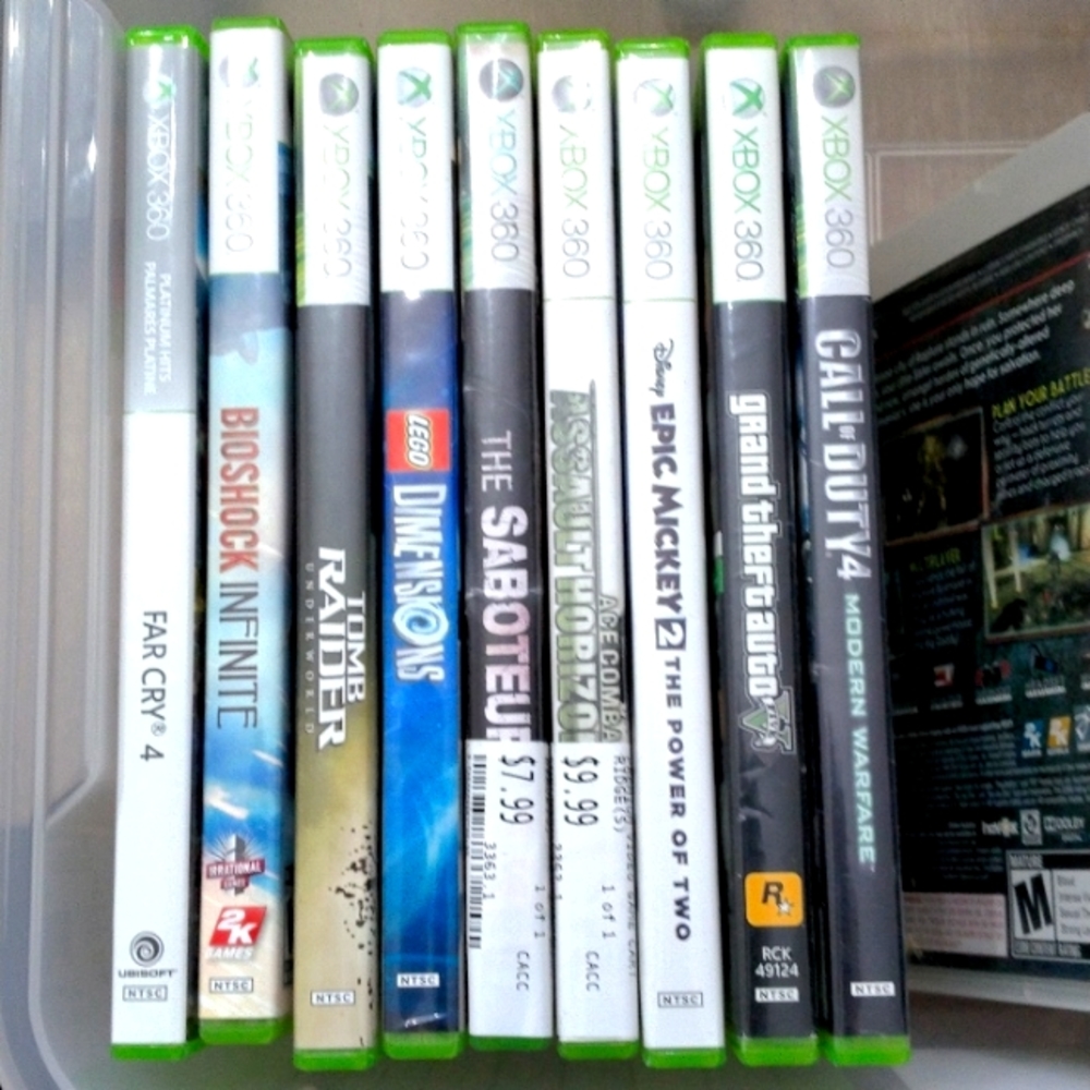 Xbox 360 games